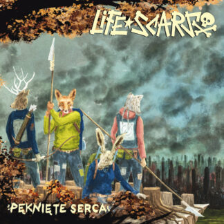 LIFE SCARS Pęknięte Serca - Vinyl LP (dark grey marble)