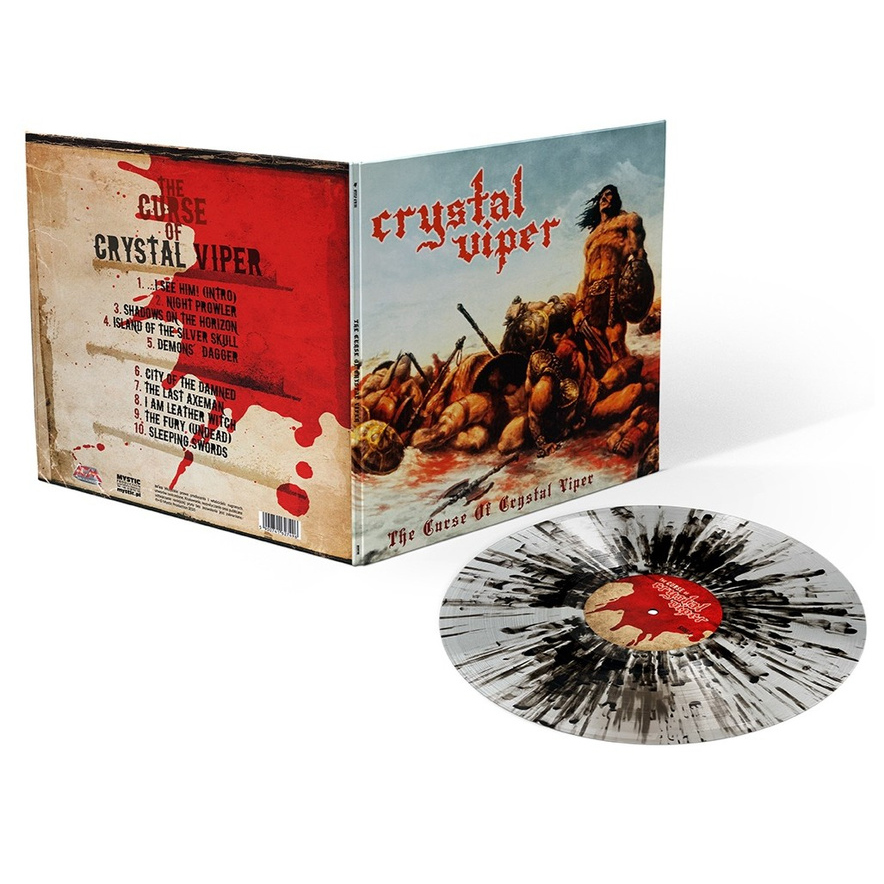 CRYSTAL VIPER The Curse Of Crystal Viper - Vinyl LP (clear black splatter)