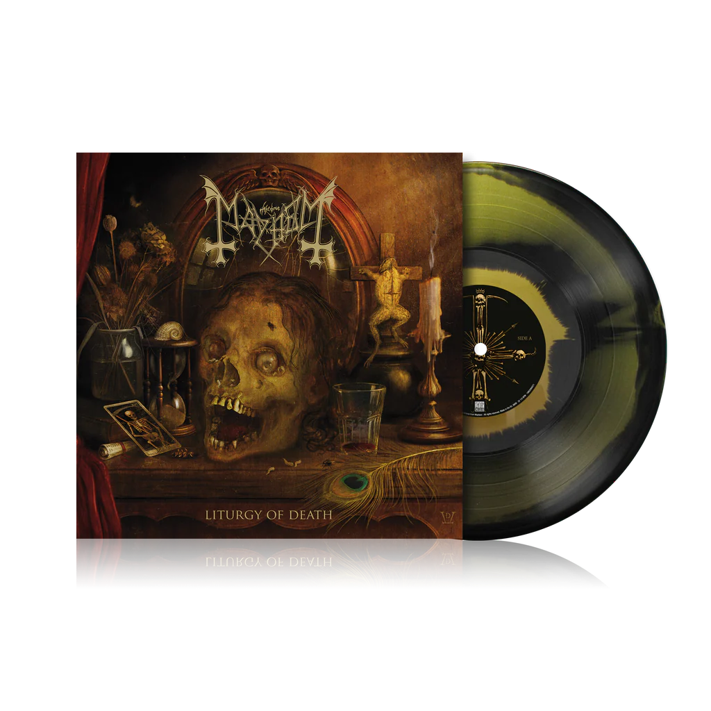 MAYHEM Liturgy of Death - Vinyl LP (bright gold-black haze)