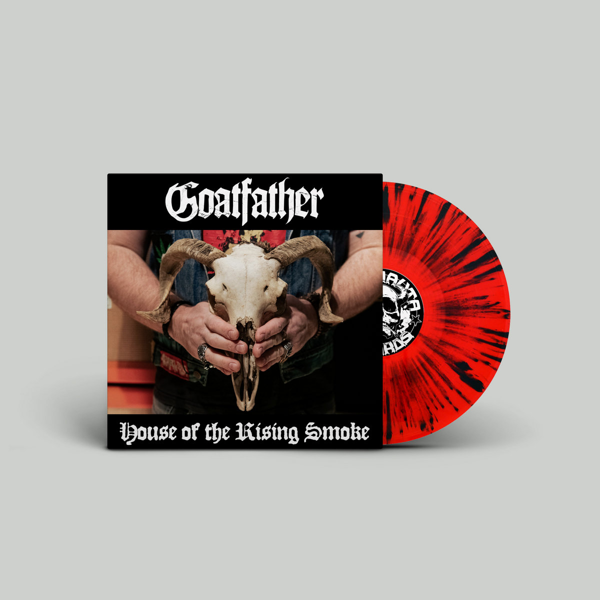GOATFATHER House of the Rising Smoke - Vinyl LP (transparent blood red black splatter)