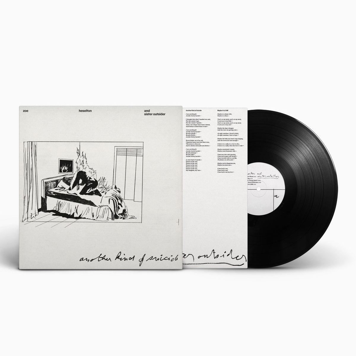 ZOE HESELTON AND SISTER OUTSIDER Another Kind Of Suicide - Vinyl LP (black)