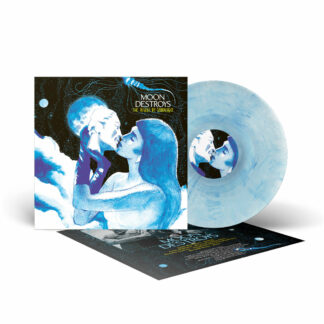 MOON DESTROYS She Walks By Moonlight - Vinyl LP (blue marble)