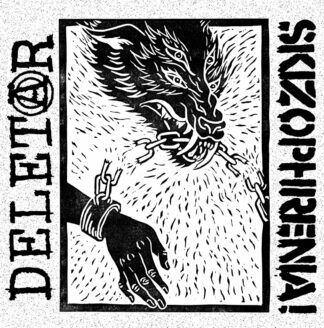 SKIZOPHRENIA / DELETÄR Split - Vinyl 7" (black)