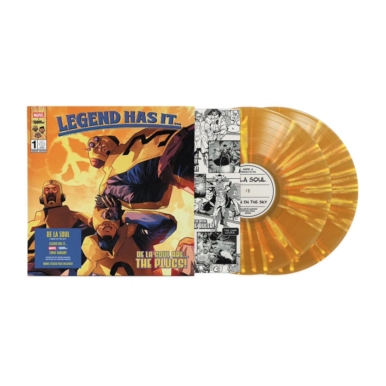 DE LA SOUL Cabin In The Sky - Marvel Edition - Vinyl 2xLP (yellow splatter)
