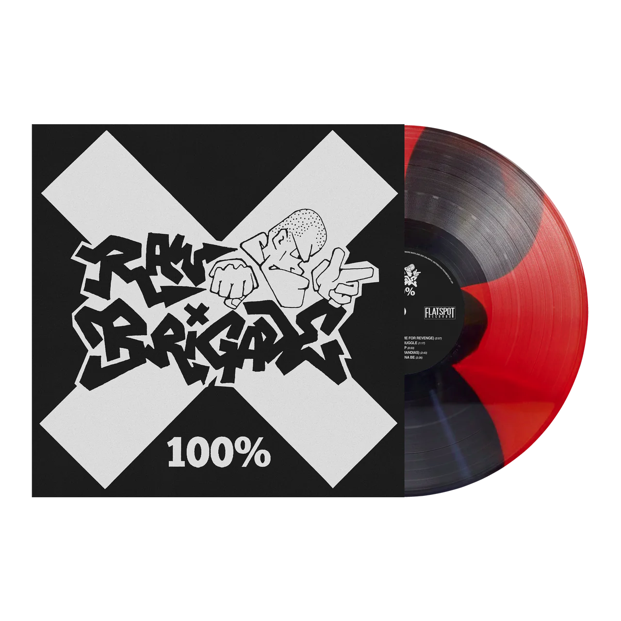RAW 100% - english version - Vinyl LP (triple button black ruby red)