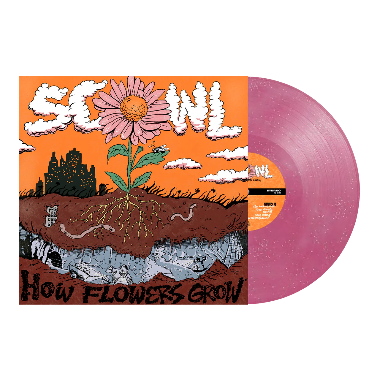 SCOWL How Flowers Grow - Vinyl LP (violet glitter)