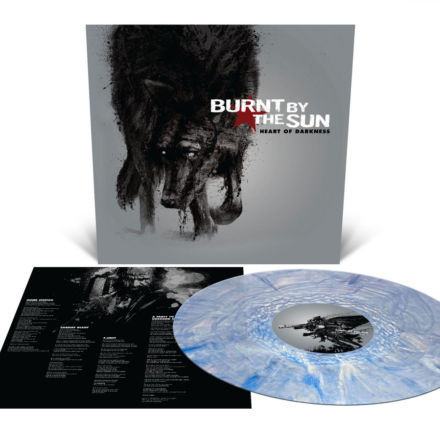 BURNT BY THE SUN Heart Of Darkness - Vinyl LP (mercury metallic silver marble)