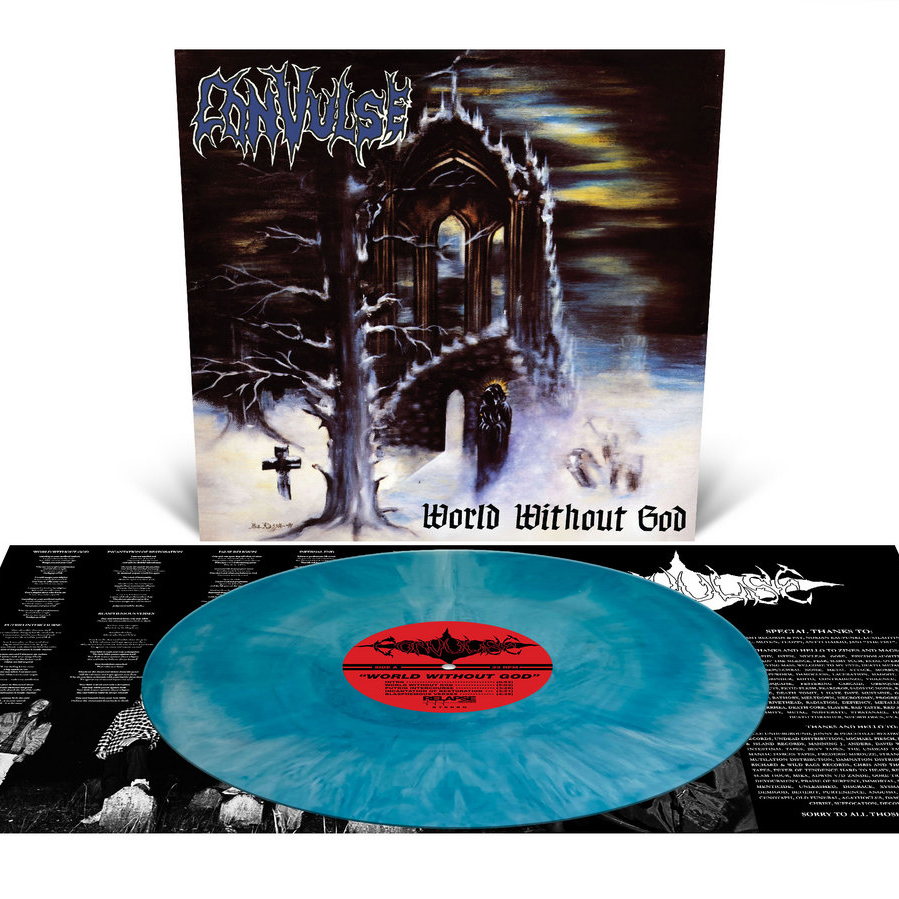 CONVULSE World Without God - Vinyl LP (sea blue white galaxy)