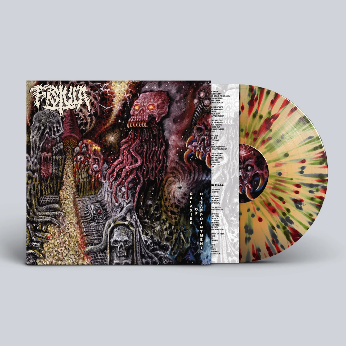 FISTULA Galaxies Of Disappointment - Vinyl LP (beer red swamp green silver splatter)