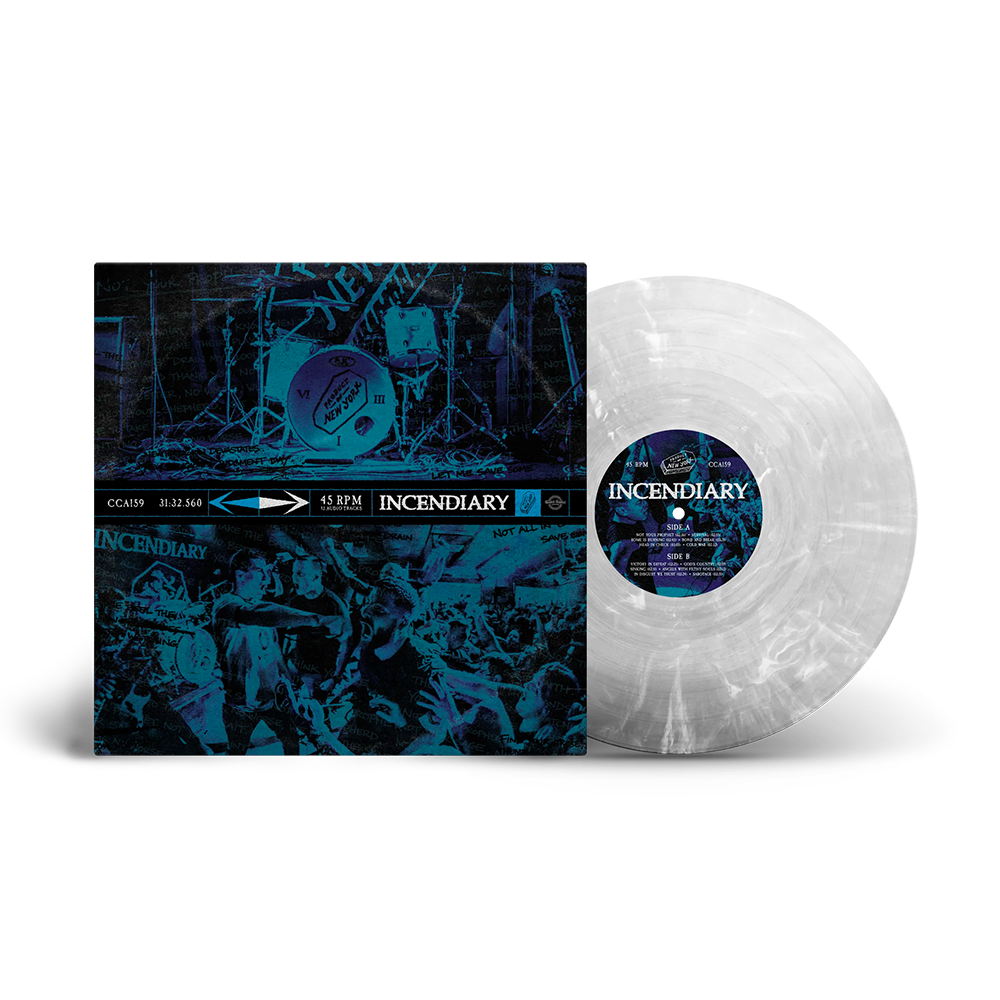 INCENDIARY Product Of New York - Vinyl LP (clear white marble)