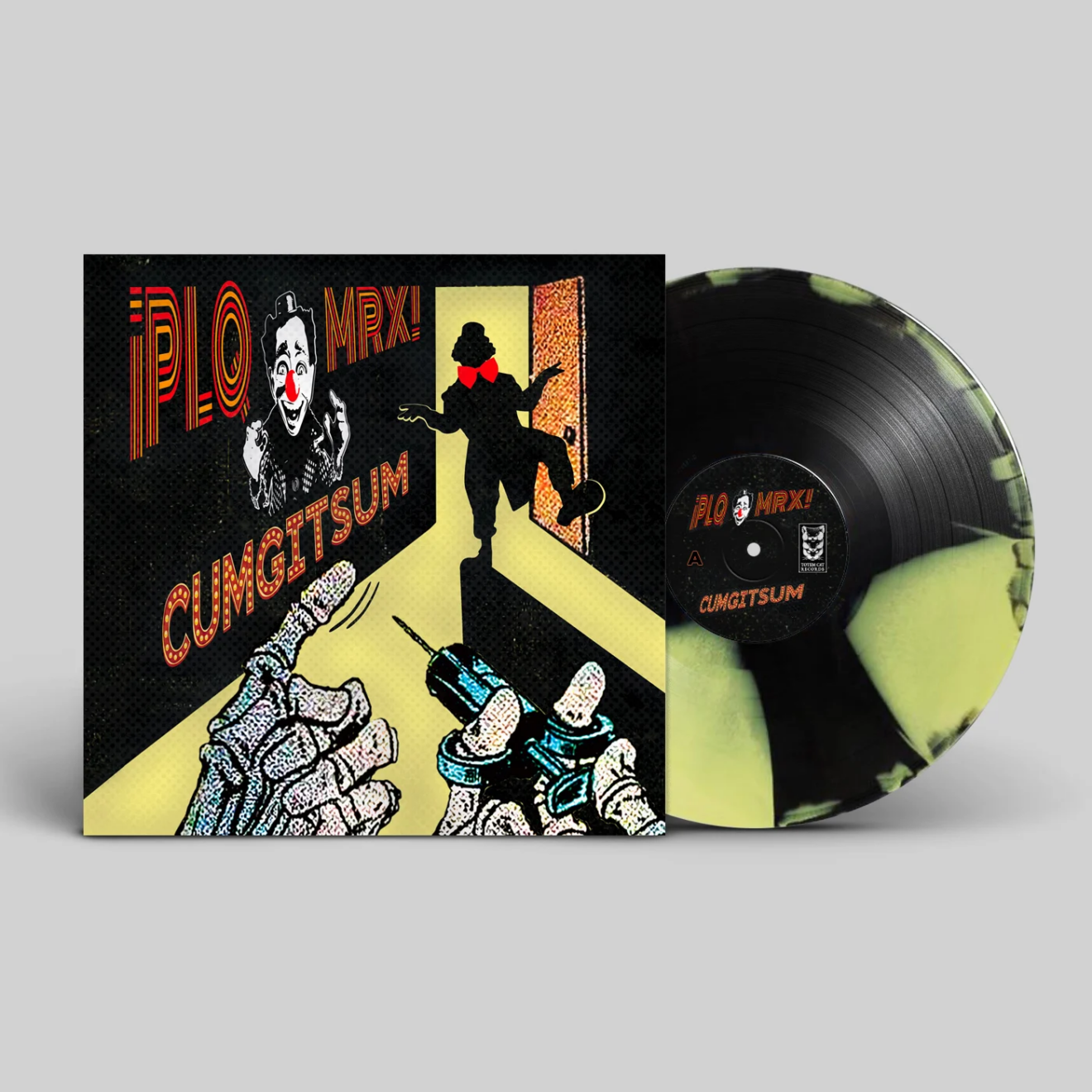 PLAQUE MARKS Cumgitsum - Vinyl LP (yellow black merge)