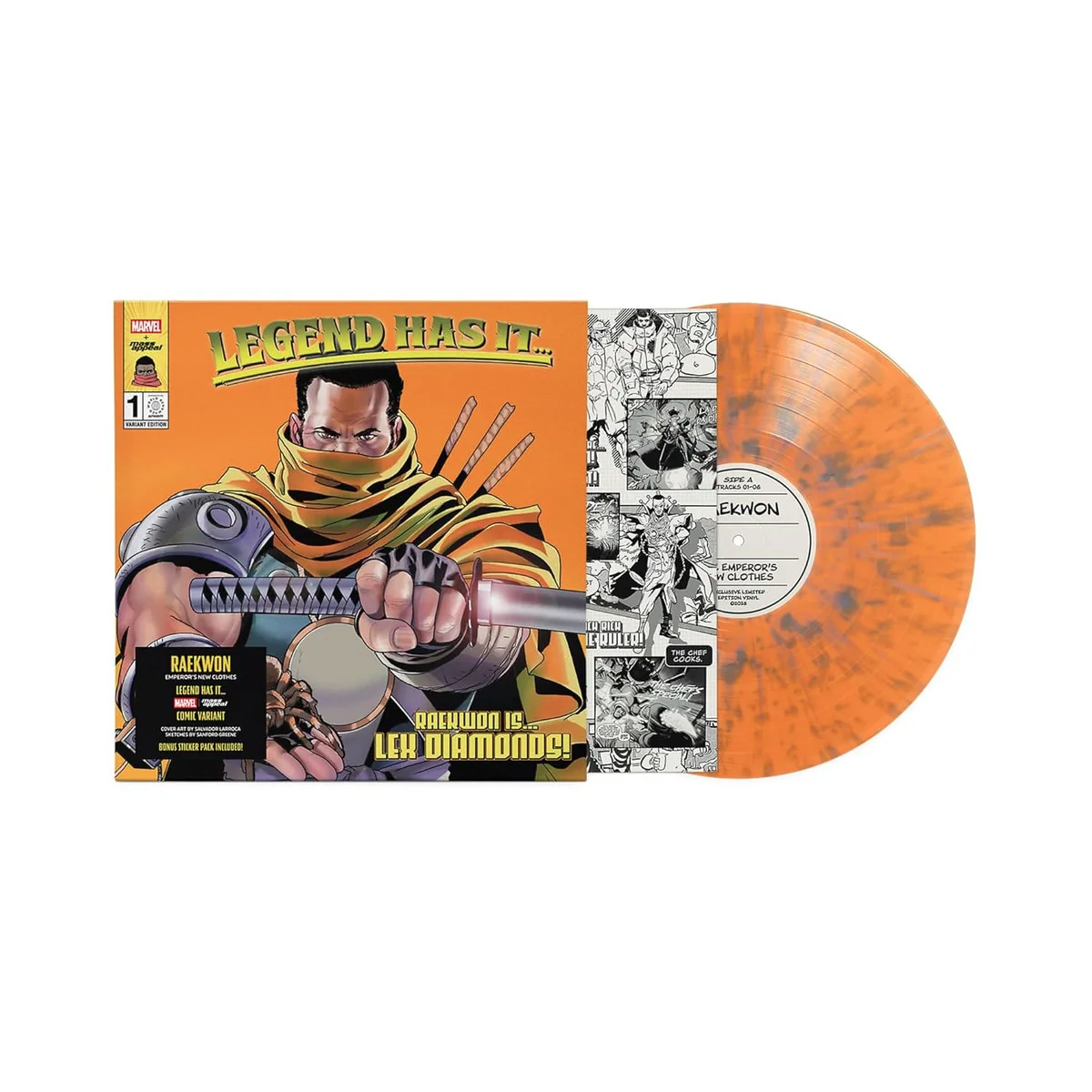 RAEKWON The Emperor's New Clothes - Marvel Edition - Vinyl LP (orange grey splatter)