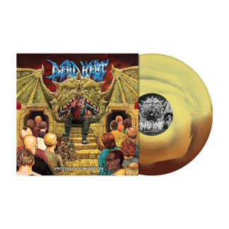 DEAD HEAT Process Of Elimination - Vinyl LP (yellow brown merge)