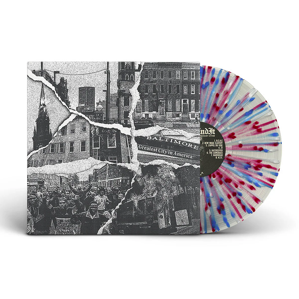 END IT Unpleasant Living - Vinyl LP (clear red white blue splatter)