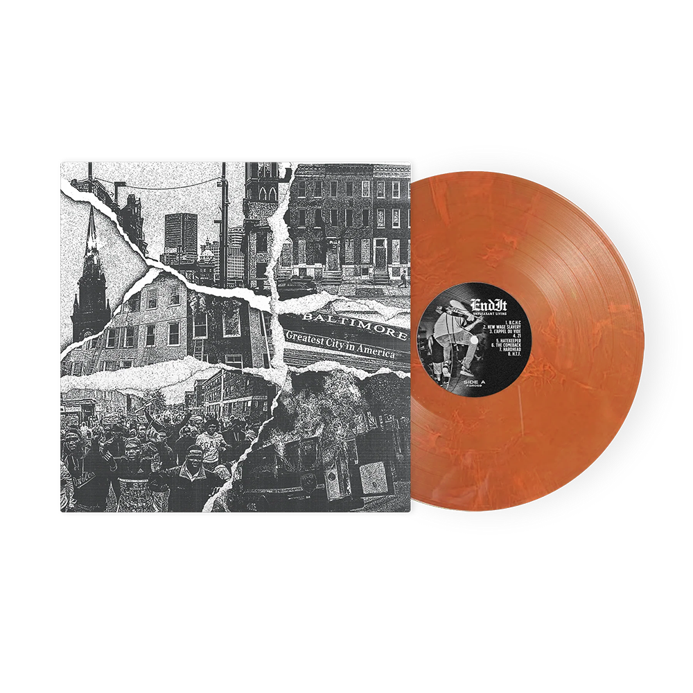 END IT Unpleasant Living - Vinyl LP (orange swirl)