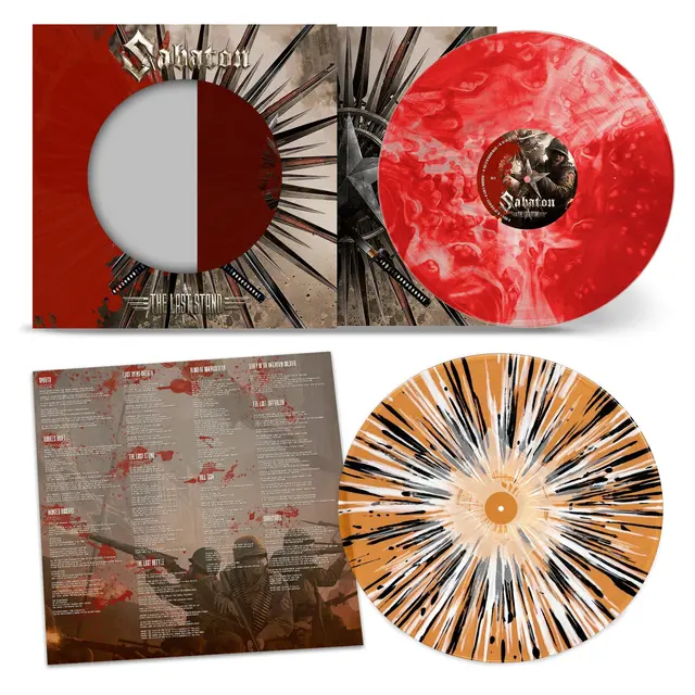 SABATON The Last Stand - 10th Anniversary Edition - Vinyl 2xLP (bloodstone marble spartan sunset splatter)