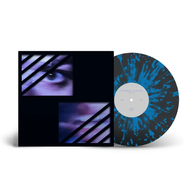 WHIRR & LUSTER Split - Vinyl LP (black ice blue splatter)