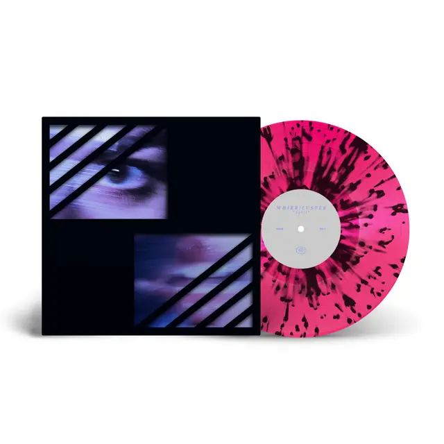 WHIRR & LUSTER Split - Vinyl LP (magenta black splatter)