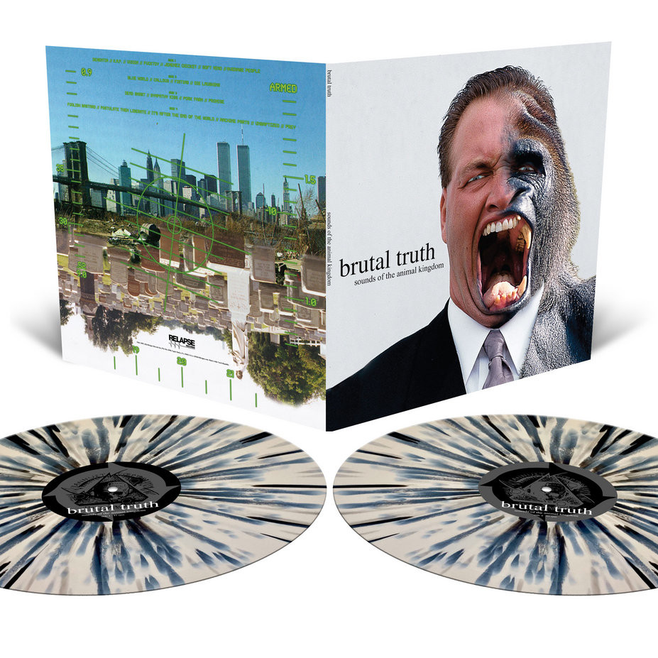 BRUTAL TRUTH Sounds Of The Animal Kingdom - 2026 Remaster - Vinyl 2xLP (bone white grey black splatter)