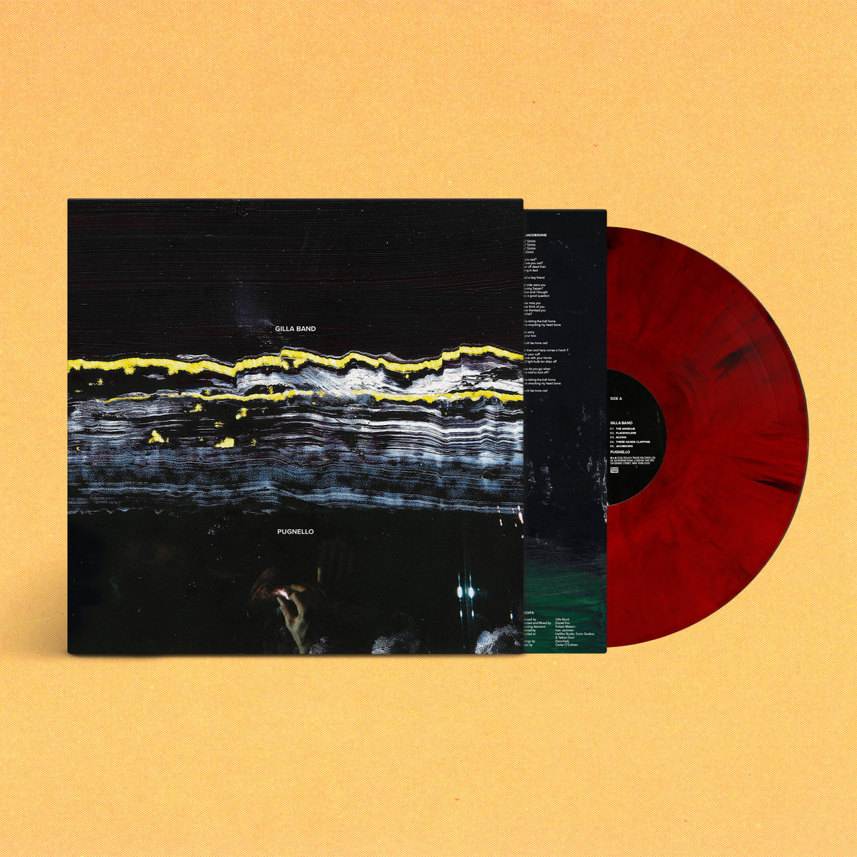 GIRL BAND Pugnello - Vinyl LP (red black marble)