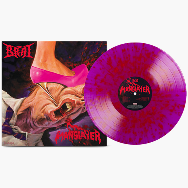 BRAT Manslayer - Vinyl LP (neon violet translucent ruby splatter)